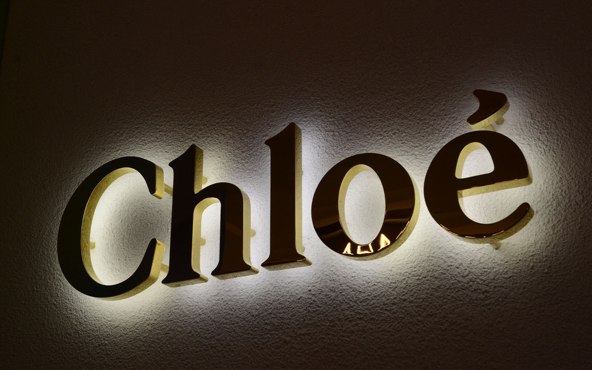 Basic Back-lit Metal Channel Letters for Chloe