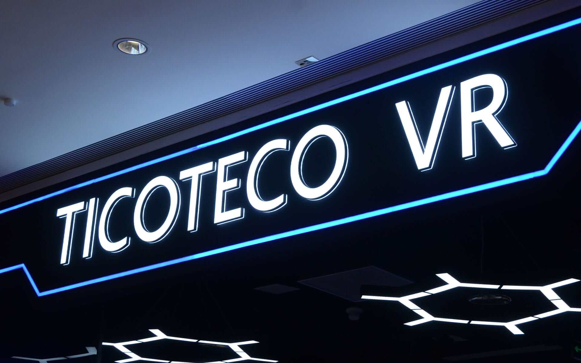 Face and Back-lit Acrylic Channel Letters for Ticoteco VR