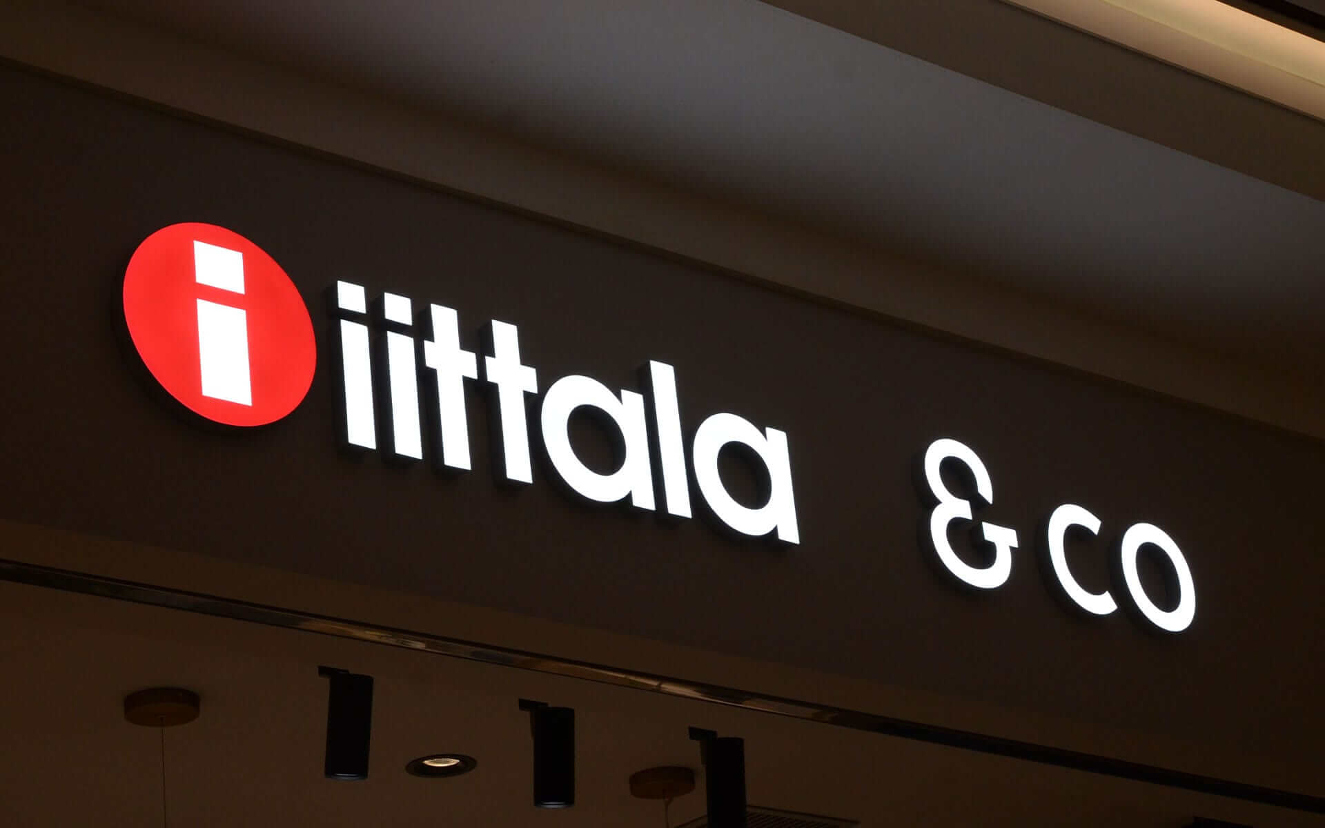 Face-lit Acrylic Channel Letters for Iittala & Co