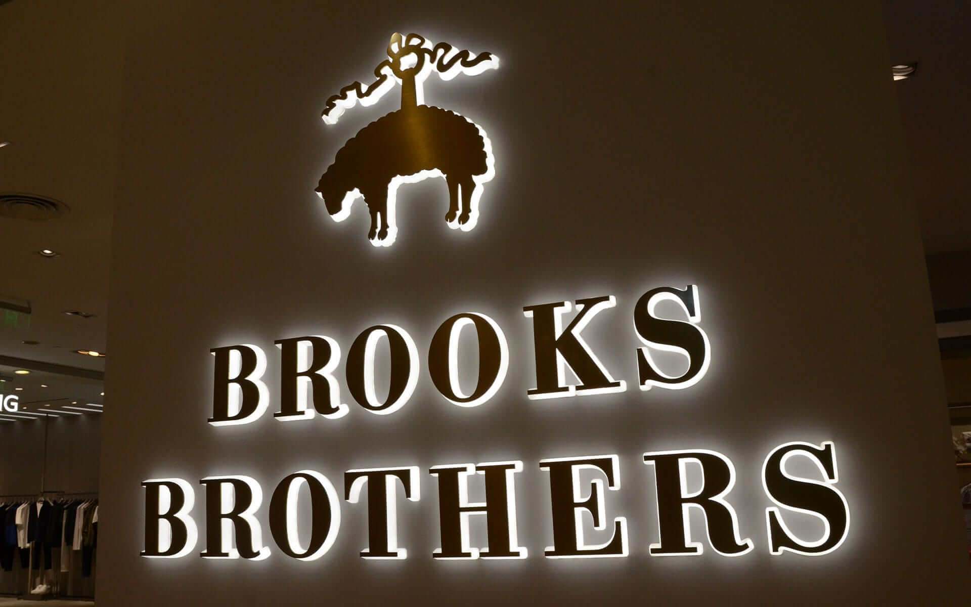Side-lit Channel Letters for Brooks Brothers