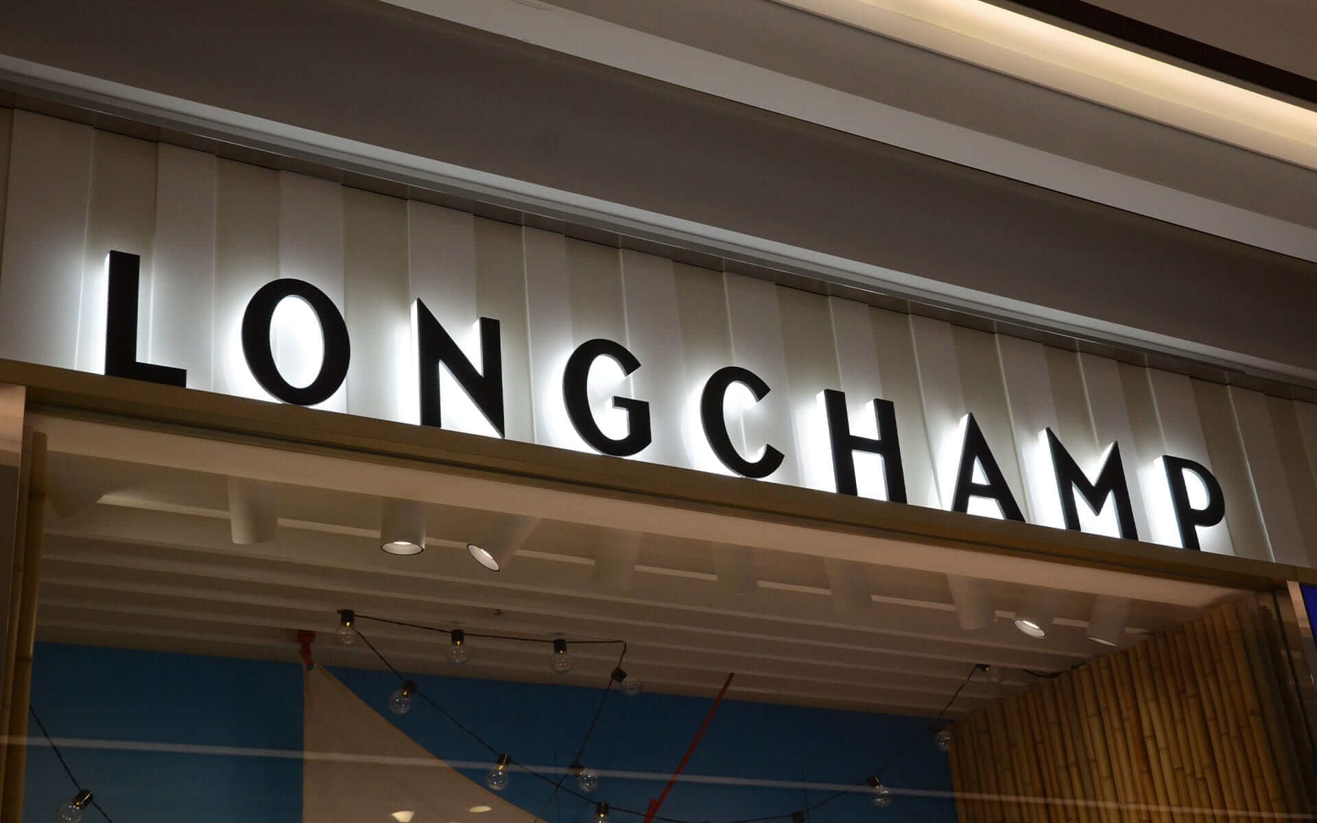 Side-lit Channel Letters for Longchamp