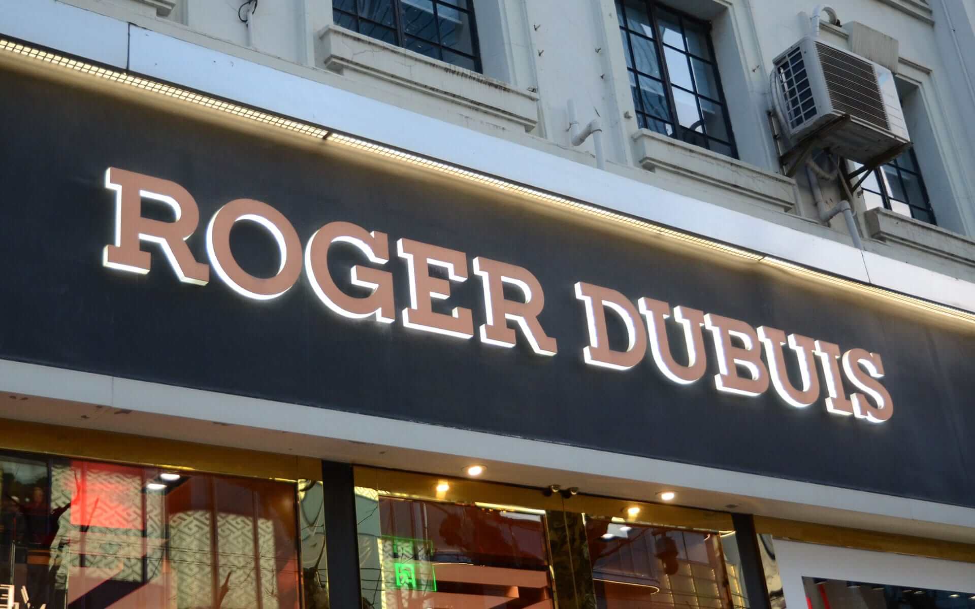 Side-lit Channel Letters for Roger Dubuis